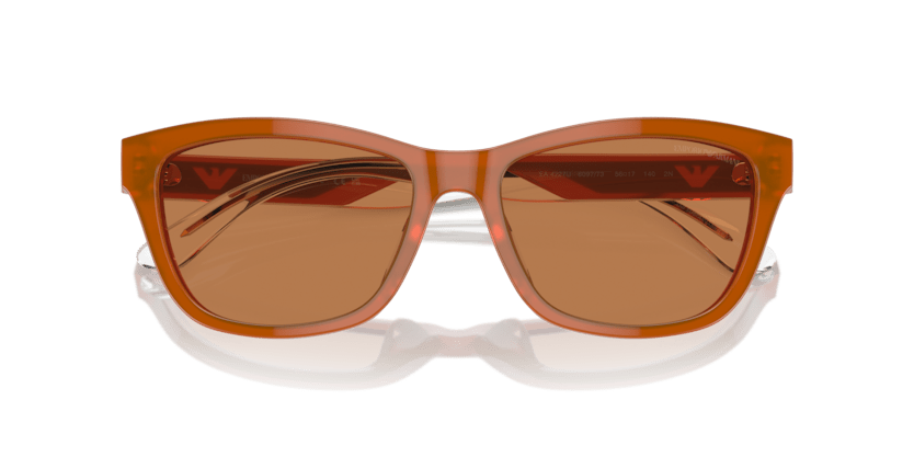 0EA4227U - Emporio Armani - (Opaline Orange) Brown - 56 - 17 - 140 MM - Ardor Eyewear 8056262034828