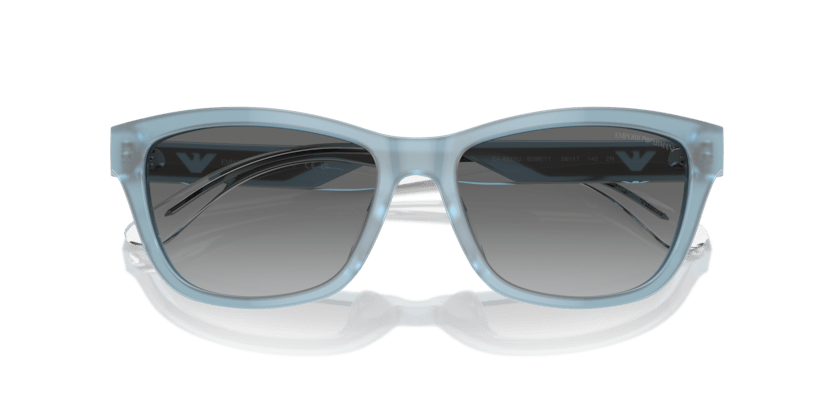 0EA4227U - Emporio Armani - (Shiny Opaline Azure) Grey Gradient - 56 - 17 - 140 MM - Ardor Eyewear 8056262034811