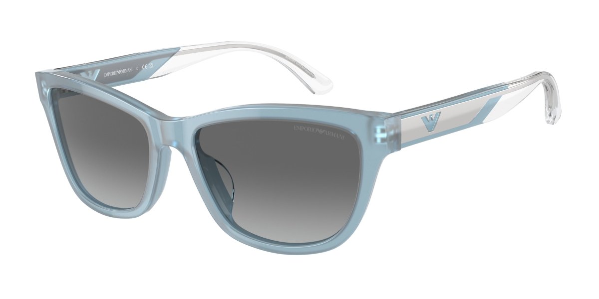 0EA4227U - Emporio Armani - (Shiny Opaline Azure) Grey Gradient - 56 - 17 - 140 MM - Ardor Eyewear 8056262034811