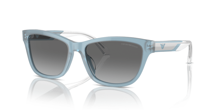 0EA4227U - Emporio Armani - (Shiny Opaline Azure) Grey Gradient - 56 - 17 - 140 MM - Ardor Eyewear 8056262034811