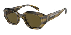 0EA4230U - Emporio Armani - (Shiny Striped Green) Dark Brown - 48 - 25 - 145 MM - Ardor Eyewear 8056262078396