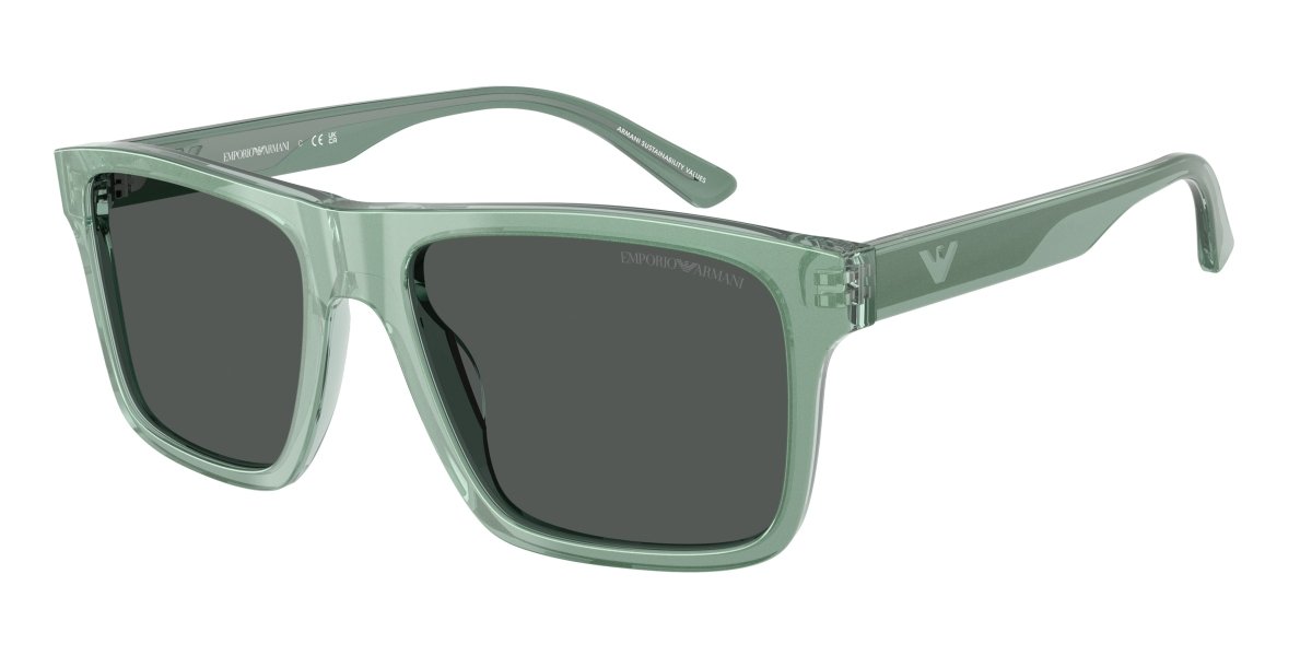 0EA4232 - Emporio Armani - (Iridescent Green) Smoke - 57 - 18 - 145 MM - Ardor Eyewear 8056262234105