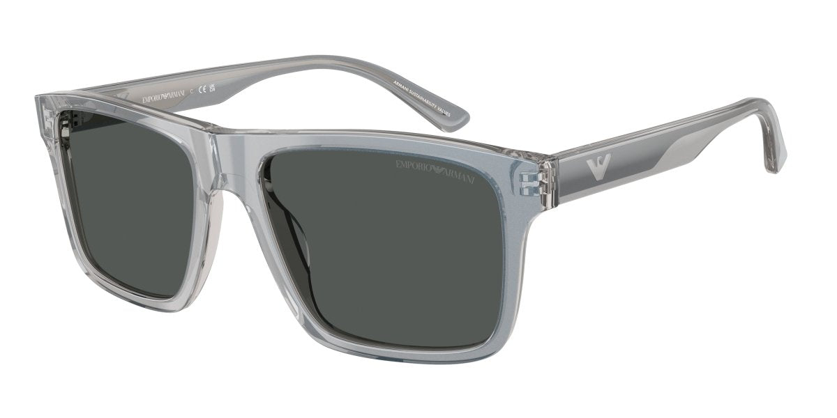 0EA4232 - Emporio Armani - (Iridescent Grey) Smoke - 57 - 18 - 145 MM - Ardor Eyewear 8056262234112