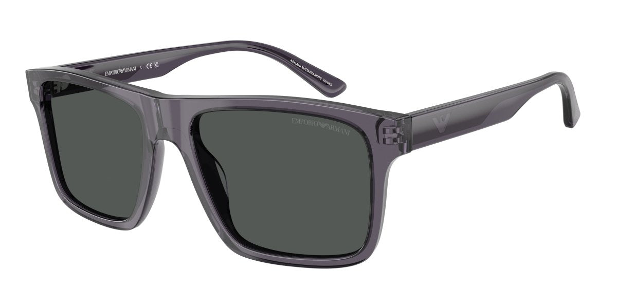 0EA4232 - Emporio Armani - (Transparent Dark Grey) Smoke - 57 - 18 - 145 MM - Ardor Eyewear 8056262234075