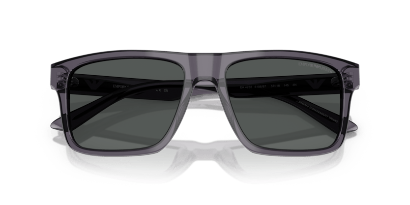 0EA4232 - Emporio Armani - (Transparent Dark Grey) Smoke - 57 - 18 - 145 MM - Ardor Eyewear 8056262234075