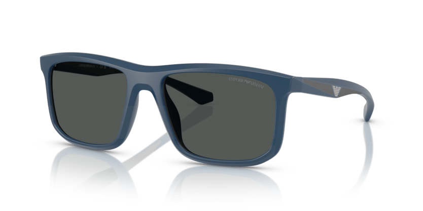 0EA4234U - Emporio Armani - (Matte Blue) Dark Grey - 57 - 18 - 145 MM - Ardor Eyewear 8056262234495