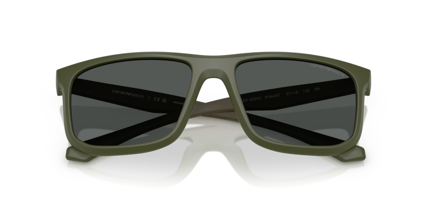 0EA4234U - Emporio Armani - (Matte Green) Dark Grey - 57 - 18 - 145 MM - Ardor Eyewear 8056262234488