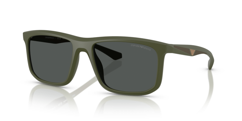 0EA4234U - Emporio Armani - (Matte Green) Dark Grey - 57 - 18 - 145 MM - Ardor Eyewear 8056262234488