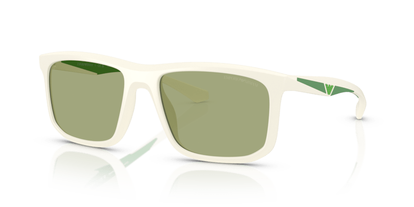 0EA4234U - Emporio Armani - (Matte White) Green - 57 - 18 - 145 MM - Ardor Eyewear 8056262234518