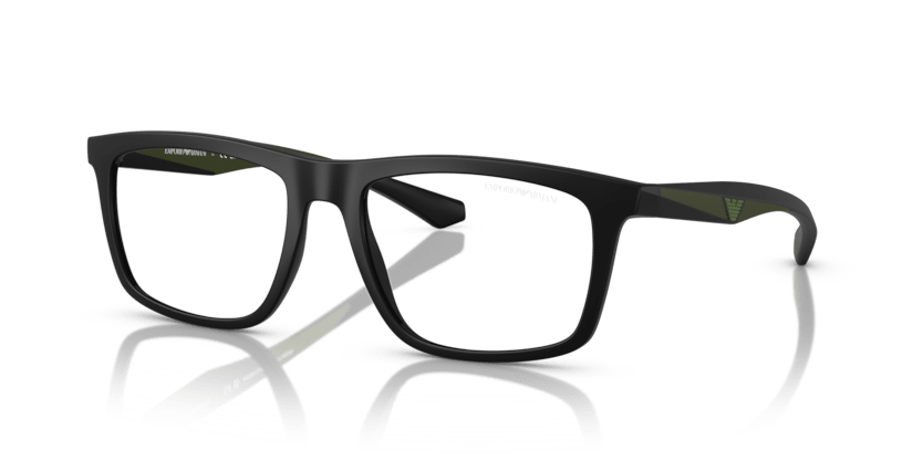 0EA4235 - Emporio Armani - (Matte Black) Clear - 53 - 18 - 145 MM - Ardor Eyewear 8056262234792