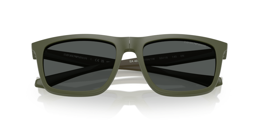 0EA4235 - Emporio Armani - (Matte Green) Clear - 53 - 18 - 145 MM - Ardor Eyewear 8056262234815