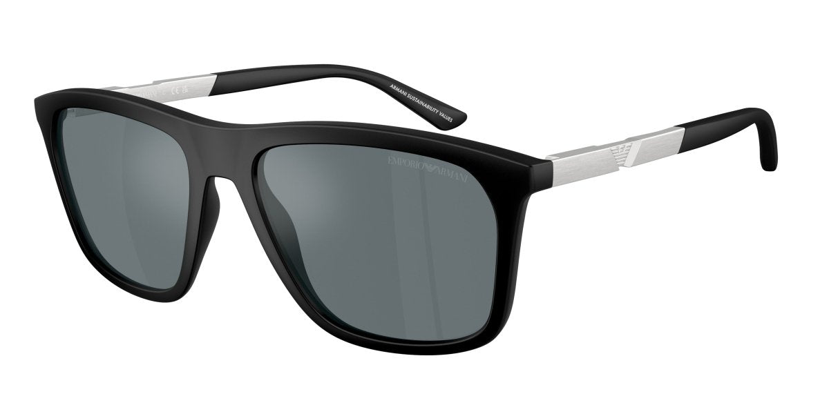 0EA4237 - Emporio Armani - (Matte Black) Grey Mirror Black - 57 - 18 - 145 MM - Ardor Eyewear 8056262236567