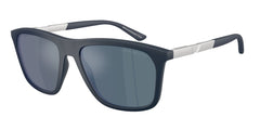 0EA4237 - Emporio Armani - (Matte Dark Blue) Dark Grey Ar Blue External - 57 - 18 - 145 MM - Ardor Eyewear 8056262236581