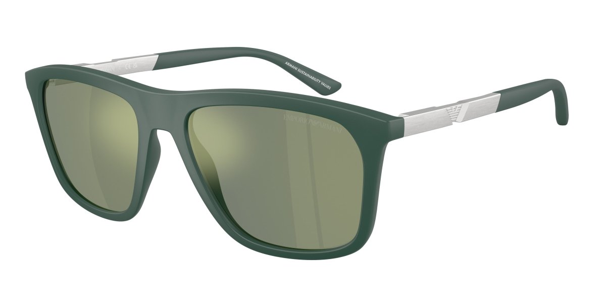 0EA4237 - Emporio Armani - (Matte Dark Green) Green Mirror Green - 57 - 18 - 145 MM - Ardor Eyewear 8056262236598