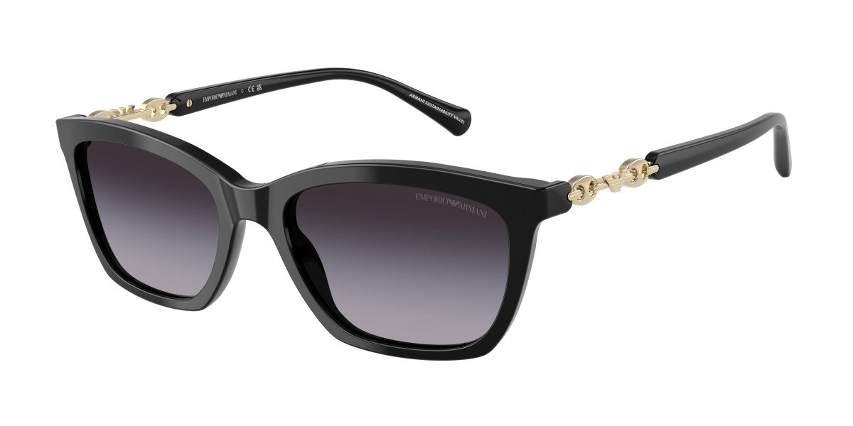 0EA4238 - Emporio Armani - (Shiny Black) Grey Gradient - 54 - 18 - 140 MM - Ardor Eyewear 8056262242797