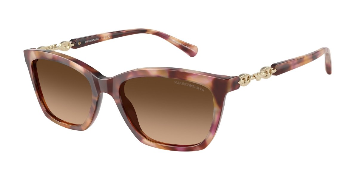 0EA4238 - Emporio Armani - (Shiny Havana Red) Gradient Brown - 54 - 18 - 140 MM - Ardor Eyewear 8056262242841