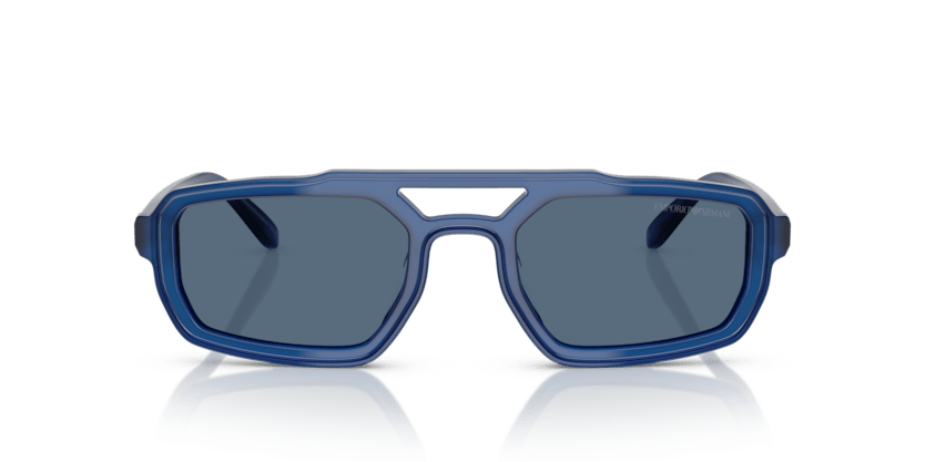 0EA4240U - Emporio Armani - (Shiny Opal Blue) Dark Blue - 53 - 22 - 145 MM - Ardor Eyewear 8056262244135