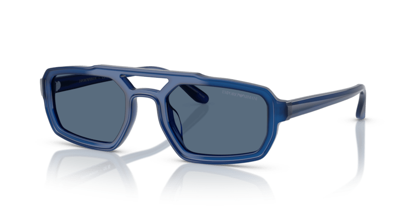 0EA4240U - Emporio Armani - (Shiny Opal Blue) Dark Blue - 53 - 22 - 145 MM - Ardor Eyewear 8056262244135