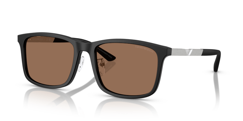 0EA4241D - Emporio Armani - (Matte Black) Dark Brown - 57 - 19 - 145 MM - Ardor Eyewear 8056262297179