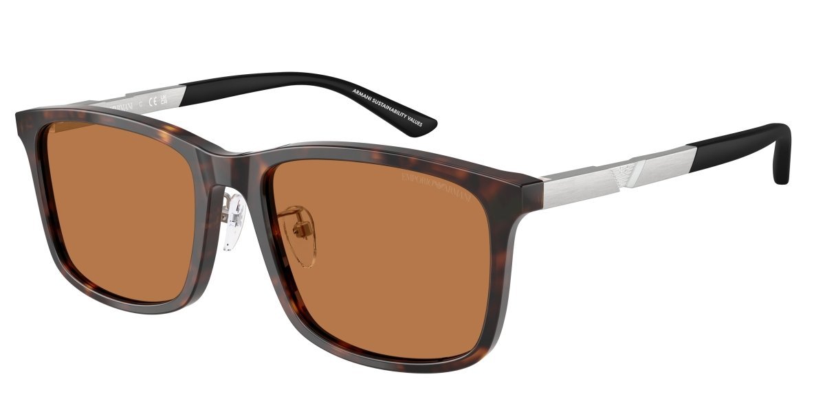 0EA4241D - Emporio Armani - (Shiny Havana) Brown - 57 - 19 - 145 MM - Ardor Eyewear 8056262297186