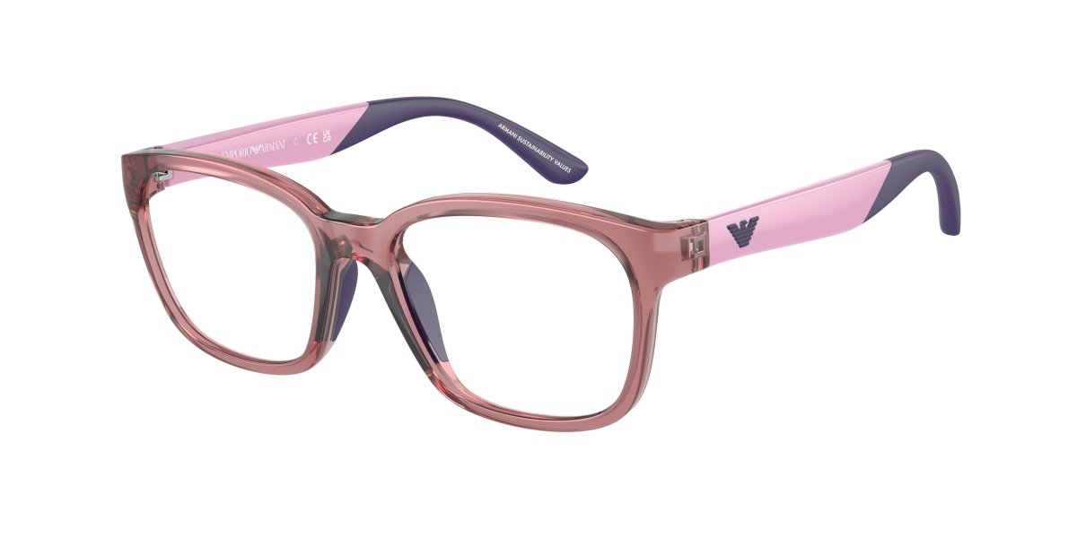 0EK3003 - Emporio Armani Kids - Violet - (Shiny Transparent Lillac 5376) - 49 - 16 - 125 MM - Ardor Eyewear 8056597822190