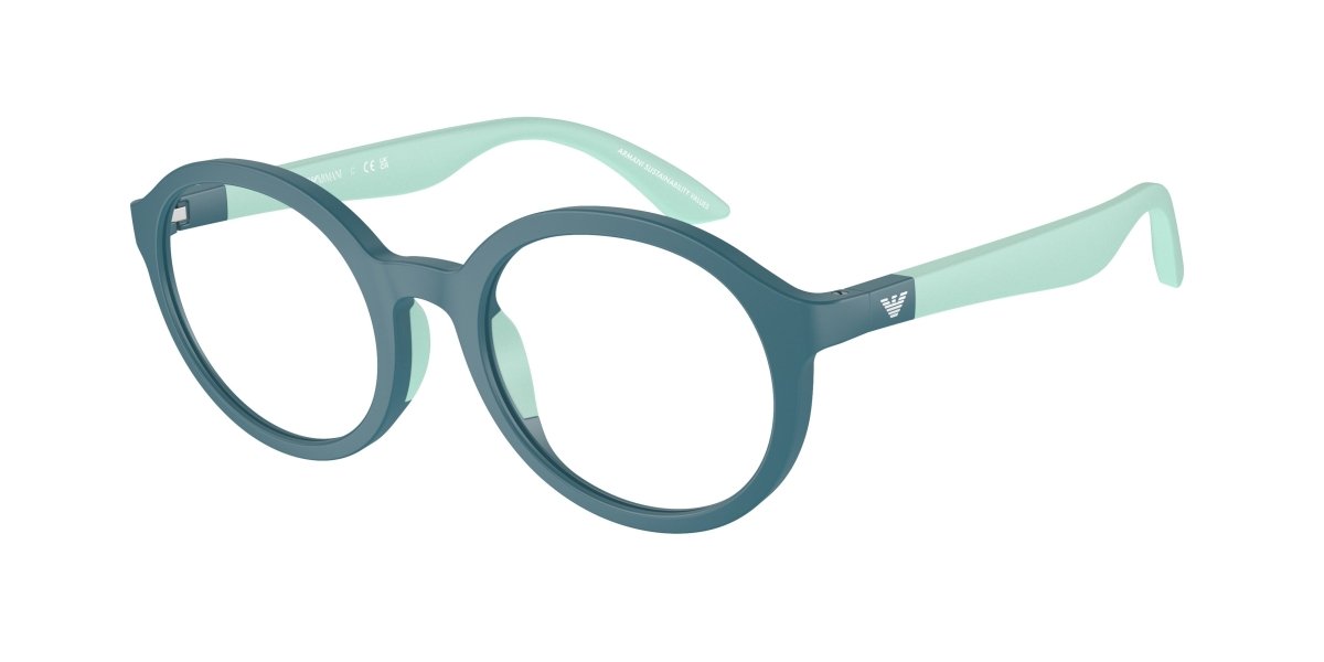 0EK3005 - Emporio Armani Kids - Green - (Matte Petroleum 6123) - 46 - 19 - 125 MM - Ardor Eyewear 8056262072738