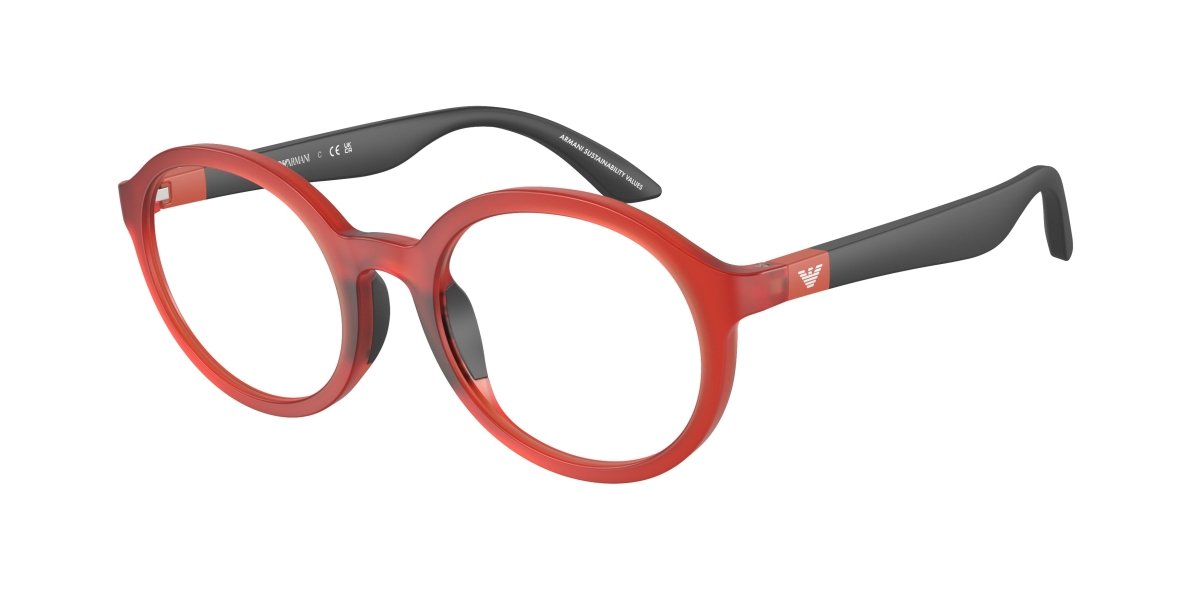 0EK3005 - Emporio Armani Kids - Red - (Opaline Red 6128) - 46 - 19 - 125 MM - Ardor Eyewear 8056262072752