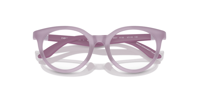 0EK3007 - Emporio Armani Kids - Violet - (Opaline Lilac 6136) - 47 - 18 - 130 MM - Ardor Eyewear 8056262074190