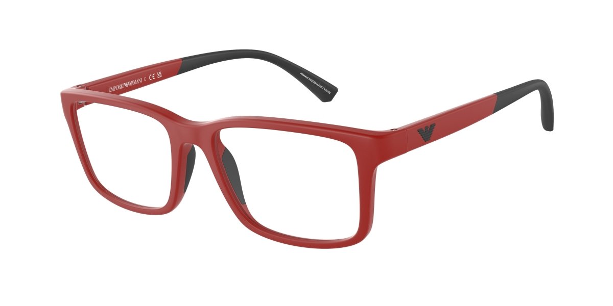 0EK3203 - Emporio Armani Kids - Red - (Matte Red 5624) - 50 - 16 - 130 MM - Ardor Eyewear 8056597980678