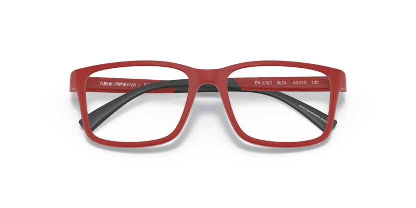 0EK3203 - Emporio Armani Kids - Red - (Matte Red 5624) - 50 - 16 - 130 MM - Ardor Eyewear 8056597980678