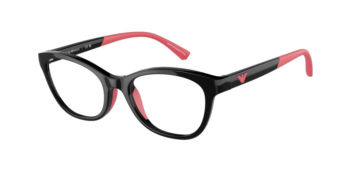 0EK3204 - Emporio Armani Kids - Black - (Shiny Black 5017) - 48 - 17 - 125 MM - Ardor Eyewear 8056597981866