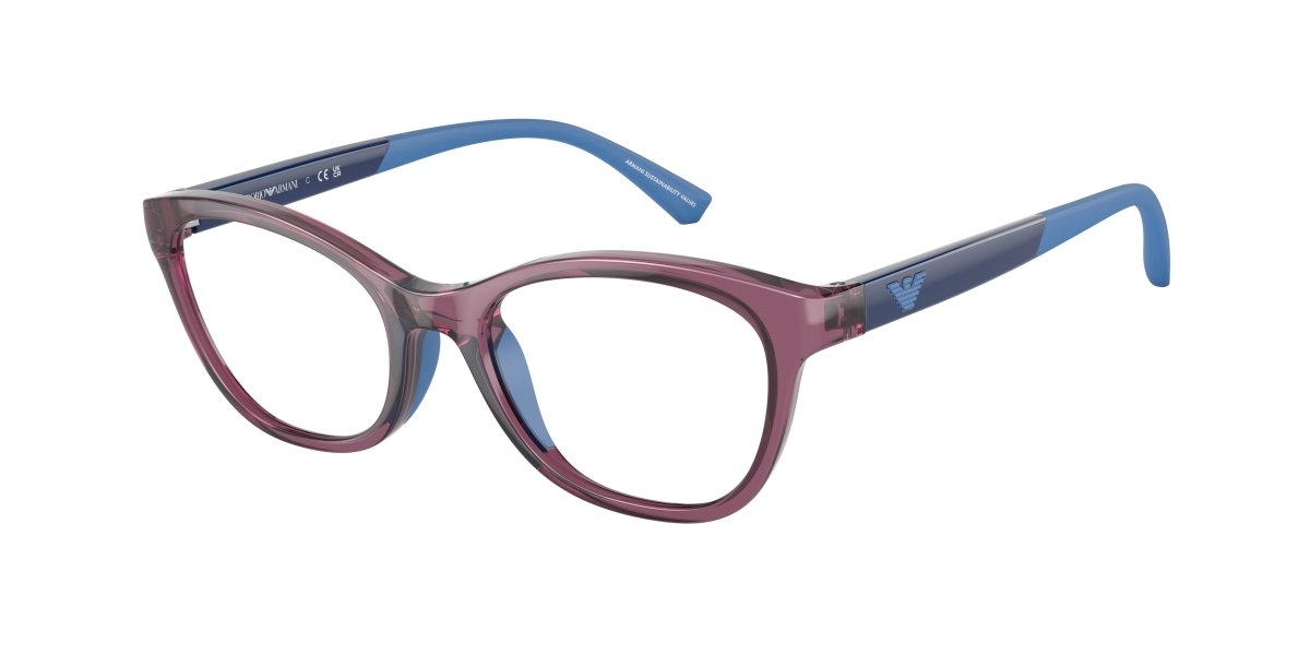 0EK3204 - Emporio Armani Kids - Violet - (Transparent Violet 5897) - 46 - 17 - 125 MM - Ardor Eyewear 8056597981934