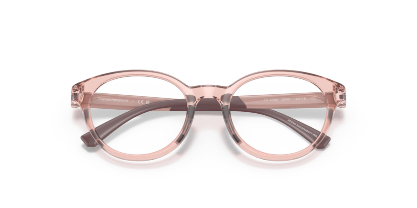 0EK3205 - Emporio Armani Kids - Pink - (Shiny Transparent Pink 5544) - 46 - 18 - 125 MM - Ardor Eyewear 8056597981781