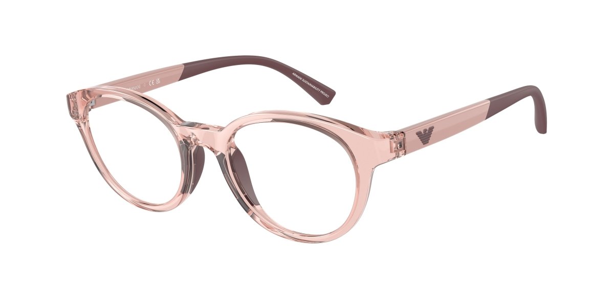 0EK3205 - Emporio Armani Kids - Pink - (Shiny Transparent Pink 5544) - 46 - 18 - 125 MM - Ardor Eyewear 8056597981781