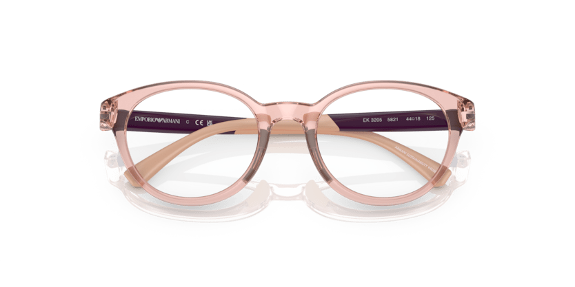 0EK3205 - Emporio Armani Kids - Pink - (Transparent Pink 5821) - 46 - 18 - 125 MM - Ardor Eyewear 8056597981828