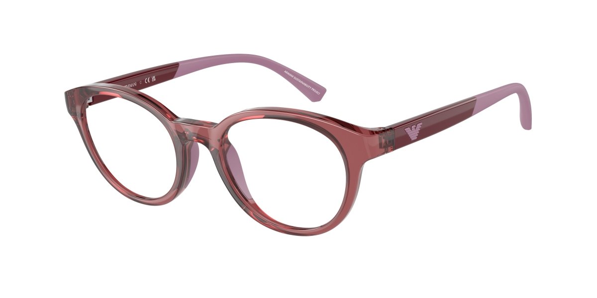 0EK3205 - Emporio Armani Kids - Red - (Shiny Transparent Red 5075) - 46 - 18 - 125 MM - Ardor Eyewear 8056597981767