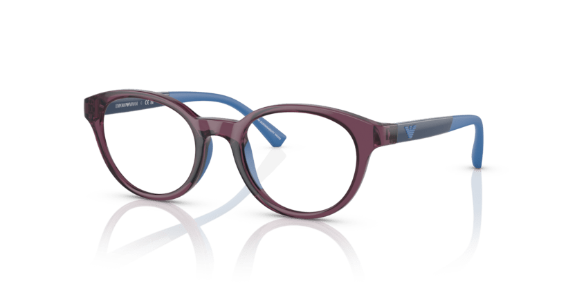 0EK3205 - Emporio Armani Kids - Violet - (Transparent Violet 5897) - 44 - 18 - 125 MM - Ardor Eyewear 8056597981835