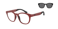 0EK4001 - Emporio Armani Kids - (Matte Red) Clear - 47 - 17 - 125 MM - Ardor Eyewear 8056597965590