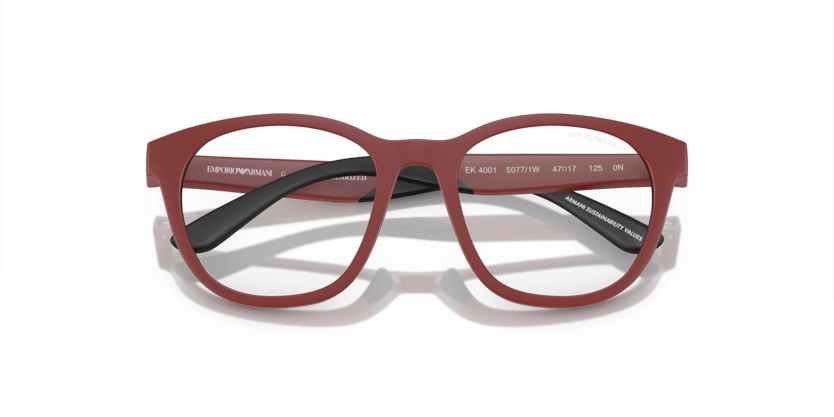 0EK4001 - Emporio Armani Kids - (Matte Red) Clear - 47 - 17 - 125 MM - Ardor Eyewear 8056597965590