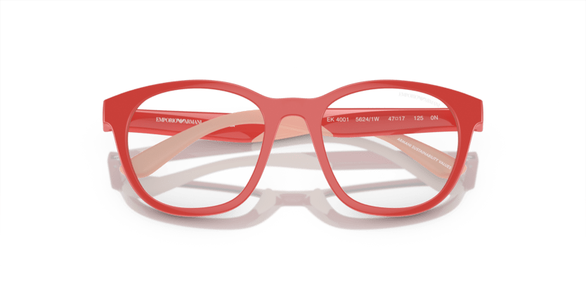 0EK4001 - Emporio Armani Kids - (Shiny Coral) Clear - 47 - 17 - 125 MM - Ardor Eyewear 8056597965606