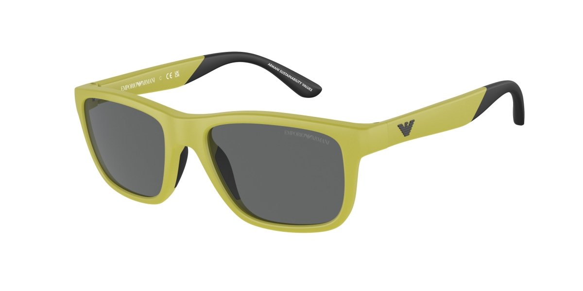 0EK4002 - Emporio Armani Kids - (Matte Lime) Dark Grey - 48 - 16 - 125 MM - Ardor Eyewear 8056597821612