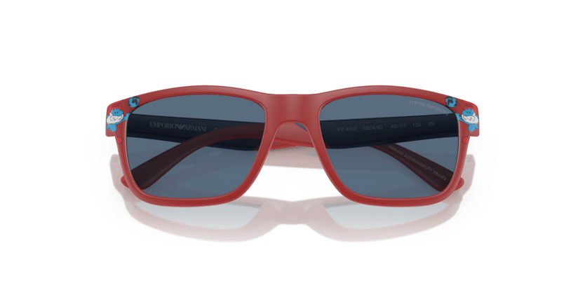 0EK4002 - Emporio Armani Kids - (Matte Red) Dark Blue - 48 - 16 - 125 MM - Ardor Eyewear 8056597889193