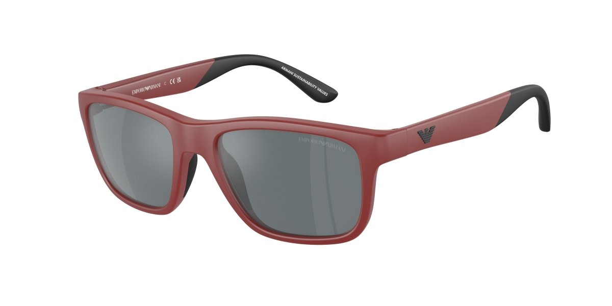 0EK4002 - Emporio Armani Kids - (Matte Red) Grey Mirror Black - 48 - 16 - 125 MM - Ardor Eyewear 8056597964999