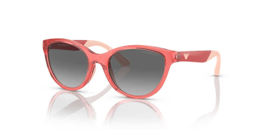 0EK4003 - Emporio Armani Kids - (Shiny Transparent Coral) Gradient Grey - 48 - 17 - 125 MM - Ardor Eyewear 8056597844109