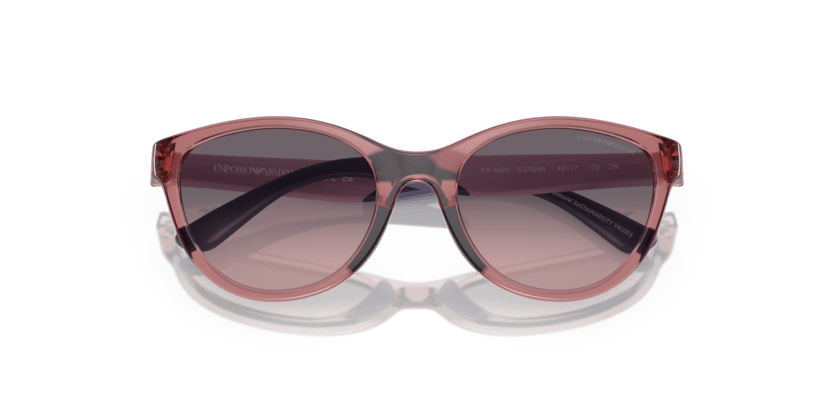 0EK4003 - Emporio Armani Kids - (Shiny Transparent Lillac) Pink Gradient Grey - 48 - 17 - 125 MM - Ardor Eyewear 8056597844086