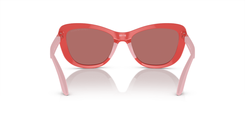 0EK4004 - Emporio Armani Kids - (Shiny Coral) Dark Violet Mirror Red - 50 - 16 - 125 MM - Ardor Eyewear 8056262073384