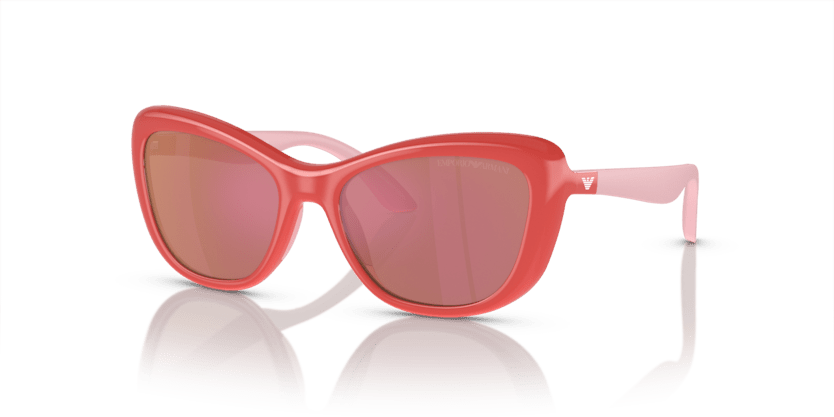 0EK4004 - Emporio Armani Kids - (Shiny Coral) Dark Violet Mirror Red - 50 - 16 - 125 MM - Ardor Eyewear 8056262073384