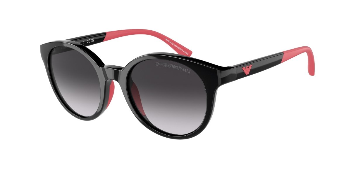 0EK4185 - Emporio Armani Kids - (Shiny Black) Gradient Grey - 47 - 18 - 125 MM - Ardor Eyewear 8056597982061