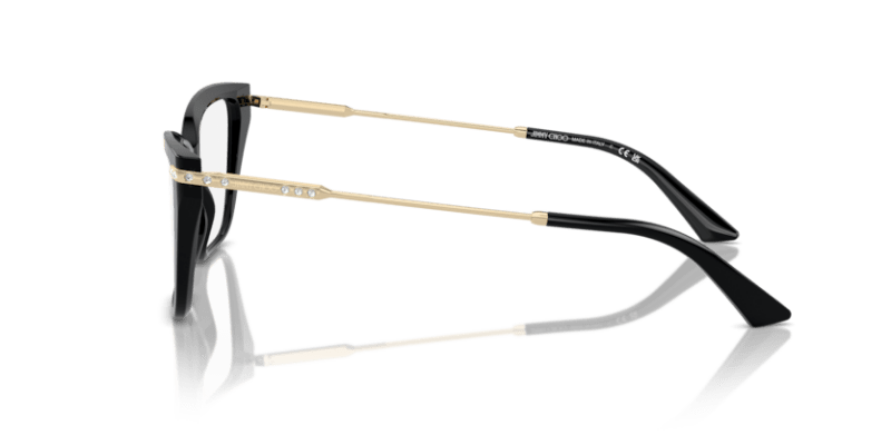 Black - 0JC3002B 8056262040386 Jimmy Choo Eyeglasses Woman Cat Eye