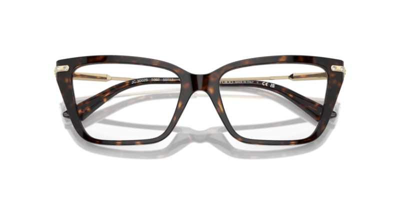 Havana - 0JC3002B 8056262040409 Jimmy Choo Eyeglasses Woman Cat Eye